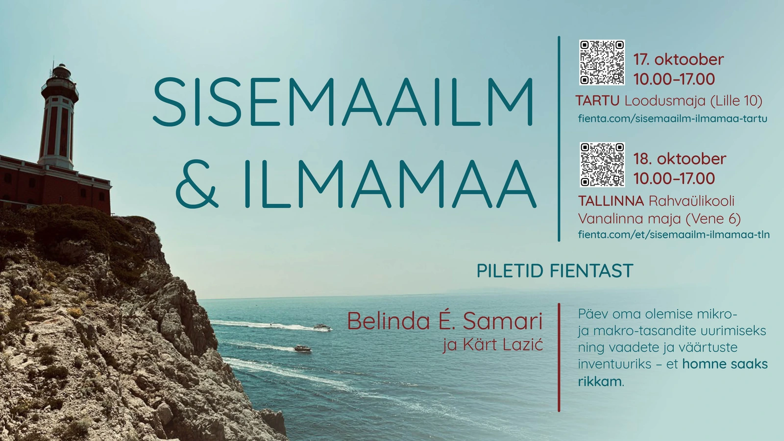 Belinda seminar sisemaa ja ilmamaa veebi est